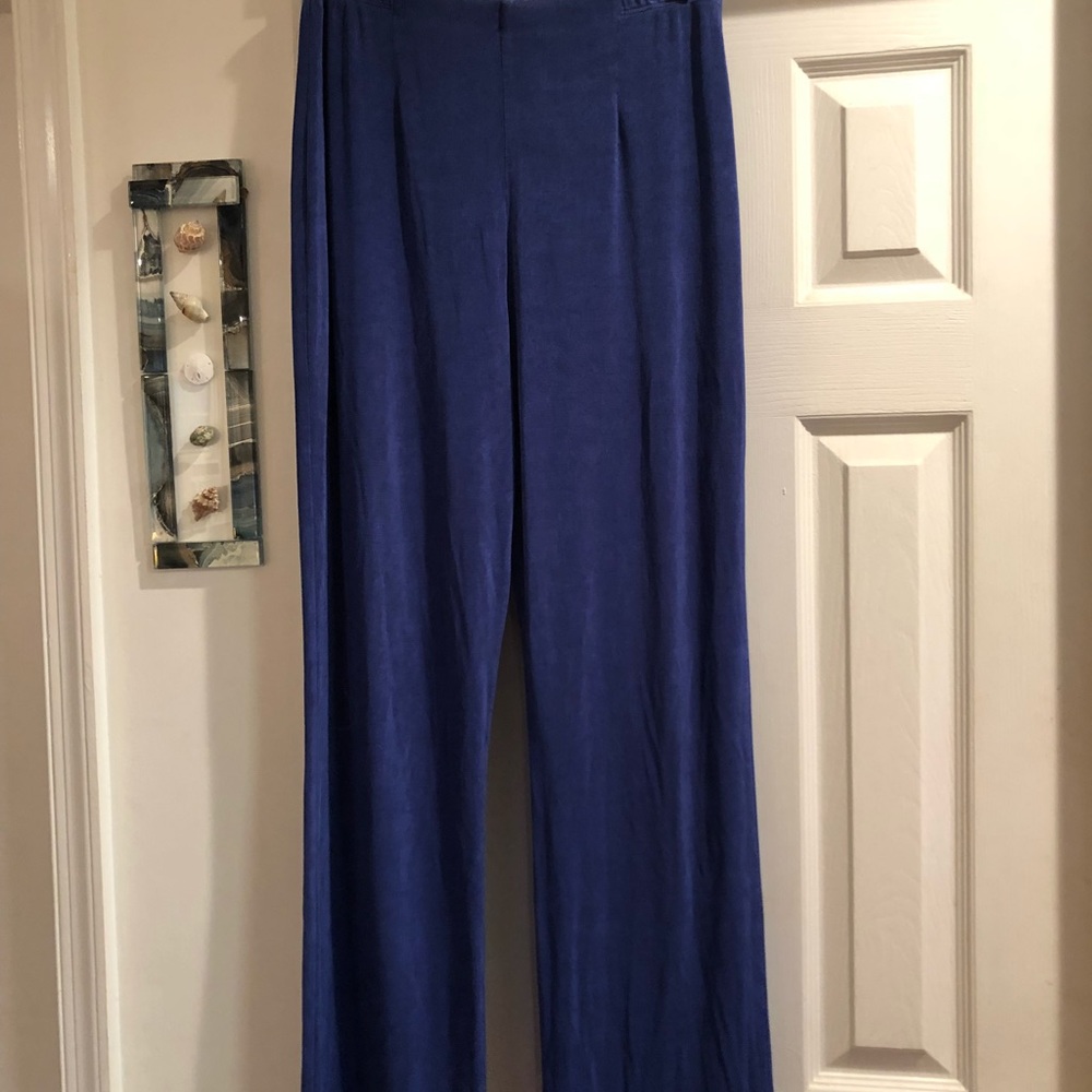 REDUCED Dark Blue/Purple Chico’s Travelers Pants